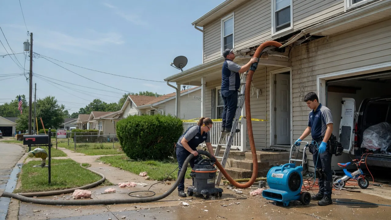 Water Damage Restoration in Hebron, IN near me
